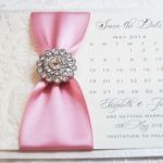 Diamante Romance save the date cards